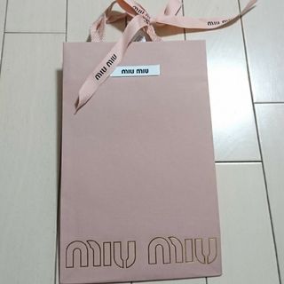 ミュウミュウ(miumiu)の♥️ミュウミュウ ショッパー♥️(ショップ袋)