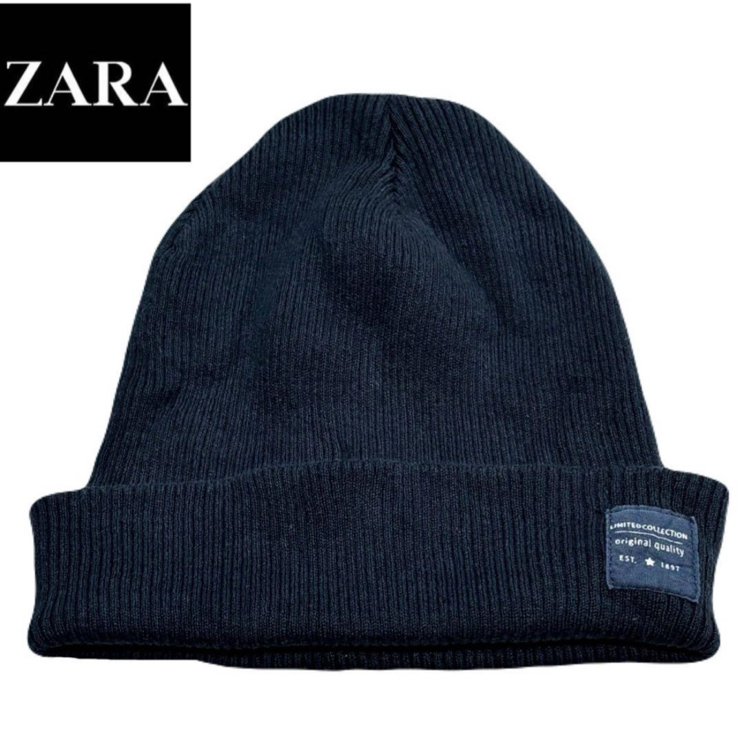 ZARA(ザラ)のZARA ザラ ニット キャップ キッズ 帽子 キッズ/ベビー/マタニティのこども用ファッション小物(帽子)の商品写真