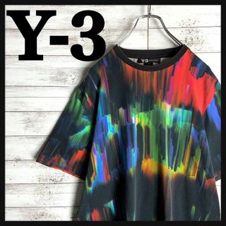 ワイスリー(Y-3)の8931【ワンポイントロゴ】Y-3☆総柄デザイン半袖tシャツ　入手困難　美品(その他)