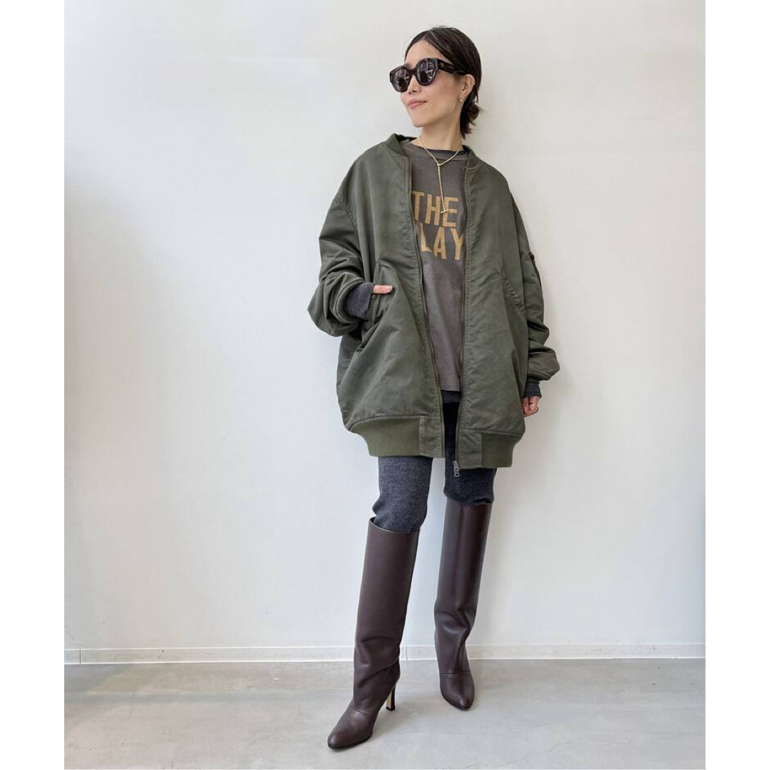 L'Appartement DEUXIEME CLASSE(アパルトモンドゥーズィエムクラス)の【STAMMBAUM/シュタンバウム】L2-B LONG Blouson レディースのジャケット/アウター(ブルゾン)の商品写真