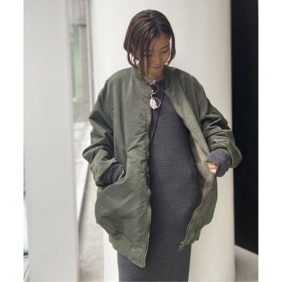 L'Appartement DEUXIEME CLASSE(アパルトモンドゥーズィエムクラス)の【STAMMBAUM/シュタンバウム】L2-B LONG Blouson レディースのジャケット/アウター(ブルゾン)の商品写真