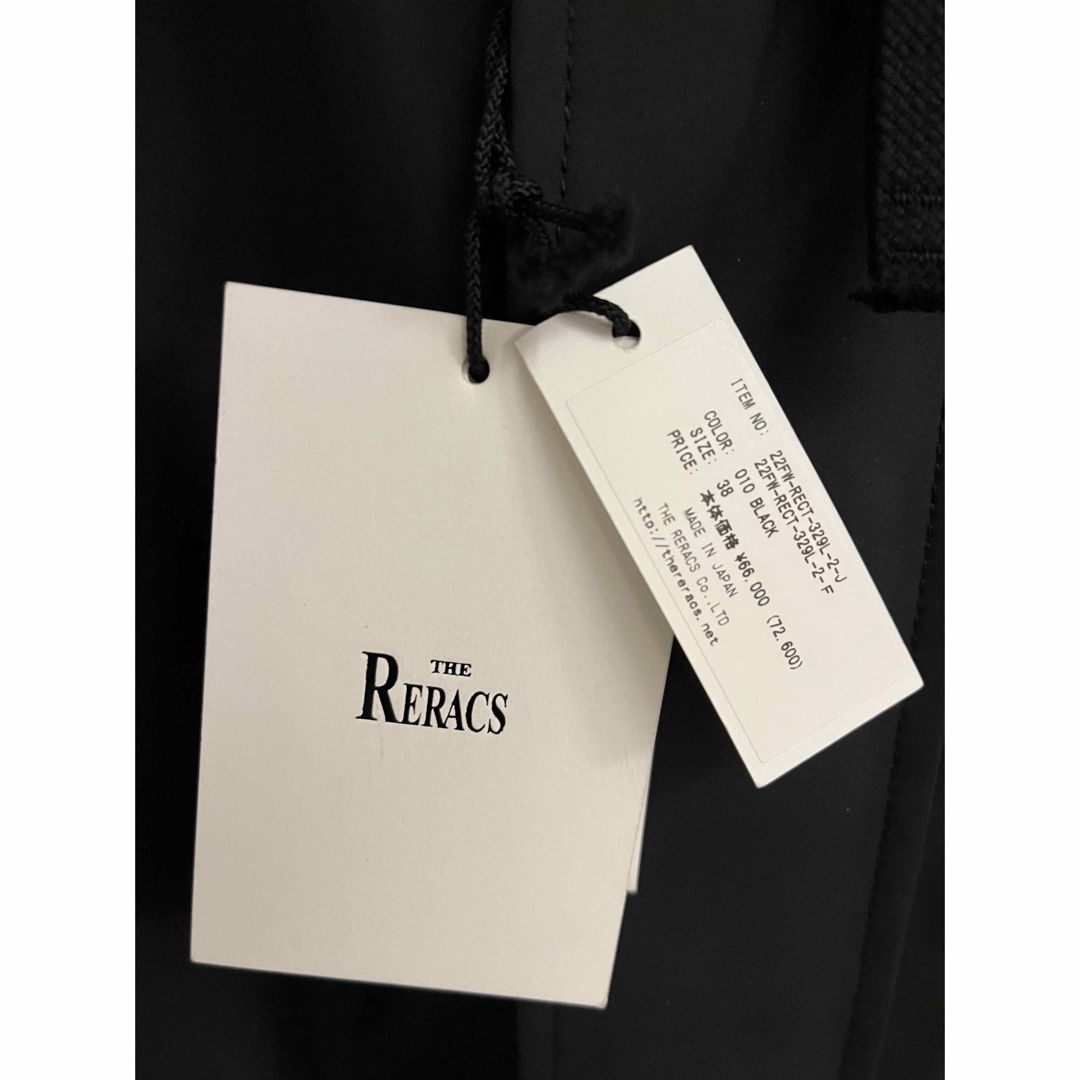 THE RERACS(ザリラクス)の新品　22FW THE RERACS ロングモッズコート　黒　38 レディースのジャケット/アウター(モッズコート)の商品写真