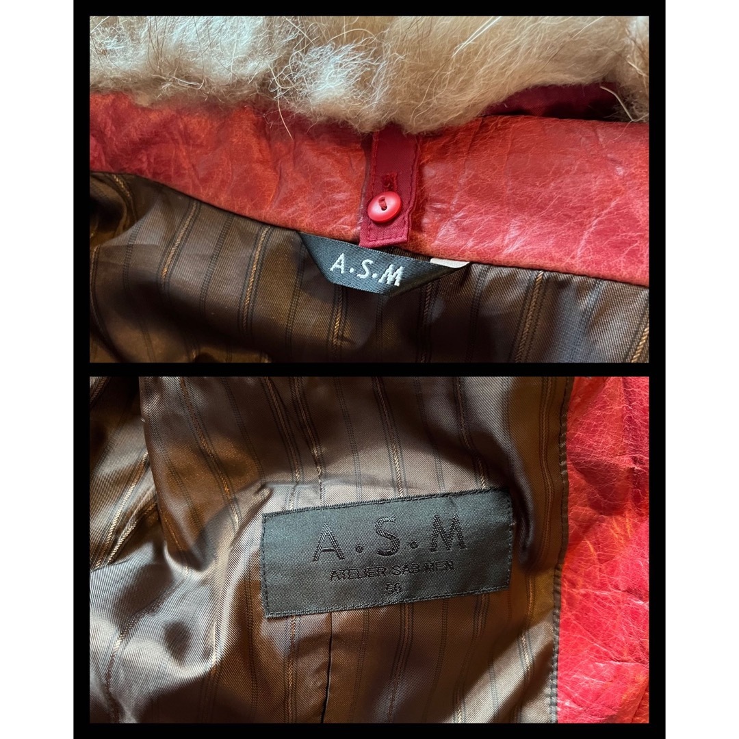 A.S.M アトリエ.サブ.メン ライダースジャケット　 レディースのジャケット/アウター(ライダースジャケット)の商品写真