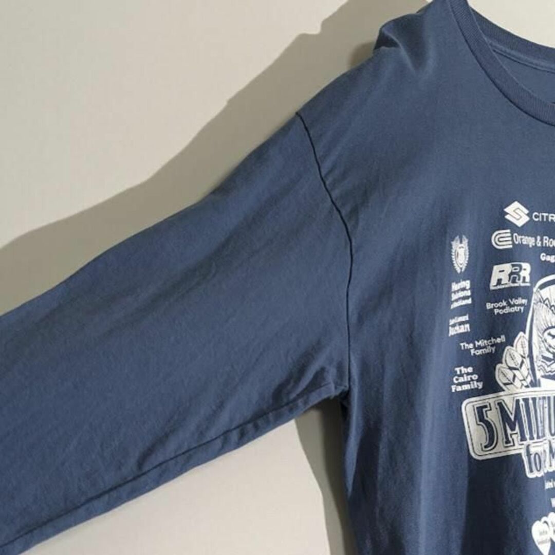 古着 ロンT アメカジ マリサ ファンド 企業 プリント ビンテージ メンズのトップス(Tシャツ/カットソー(七分/長袖))の商品写真