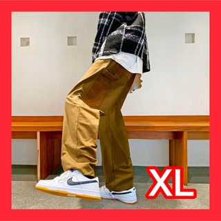 カーゴパンツ　イージーパンツ シェフパンツ　ボトムス ストリート メンズXL(ワークパンツ/カーゴパンツ)