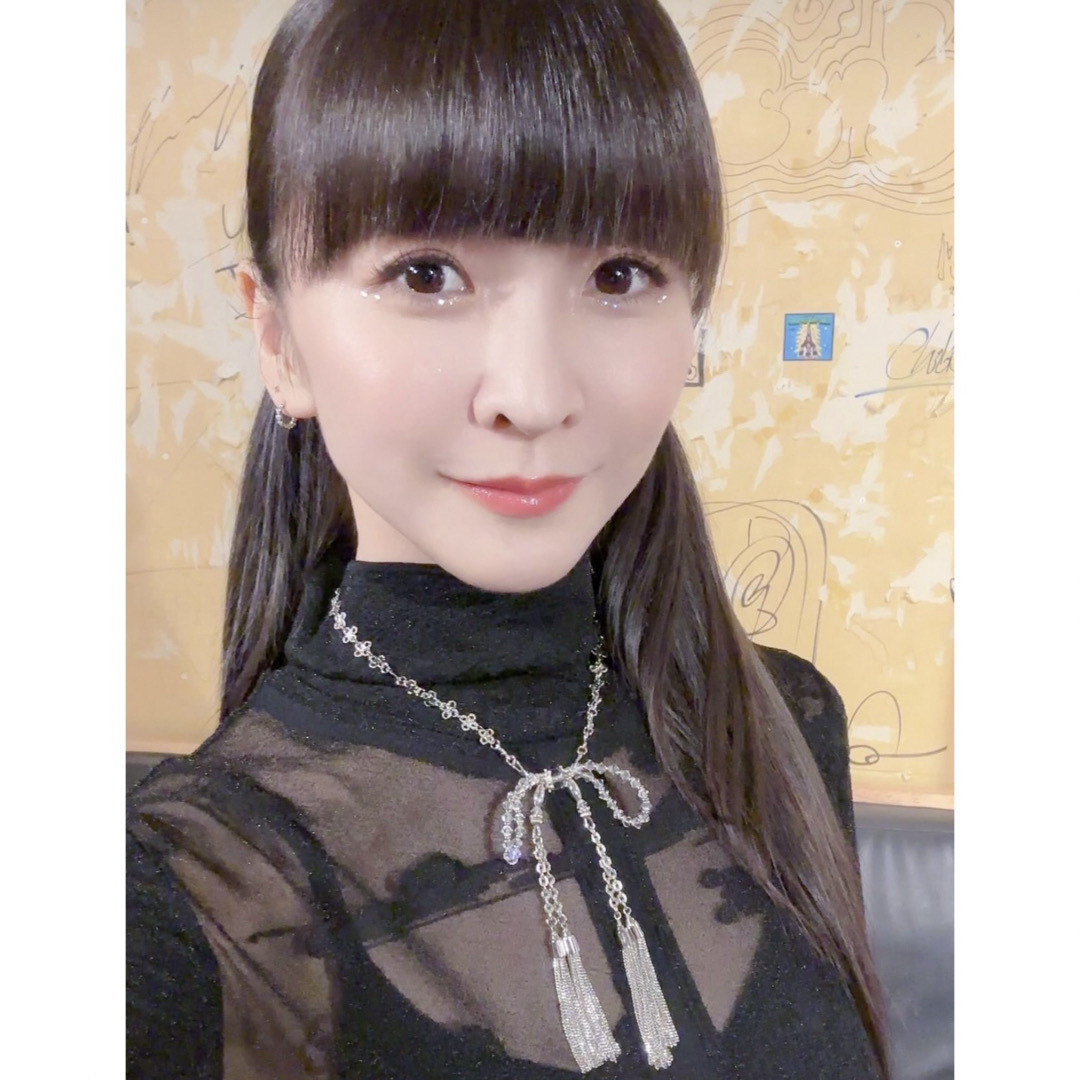 最終値下げcrystal ribbon chain necklace 2024の通販 by 最終値下げcrystal ribbon chain necklace 2024の通販 by