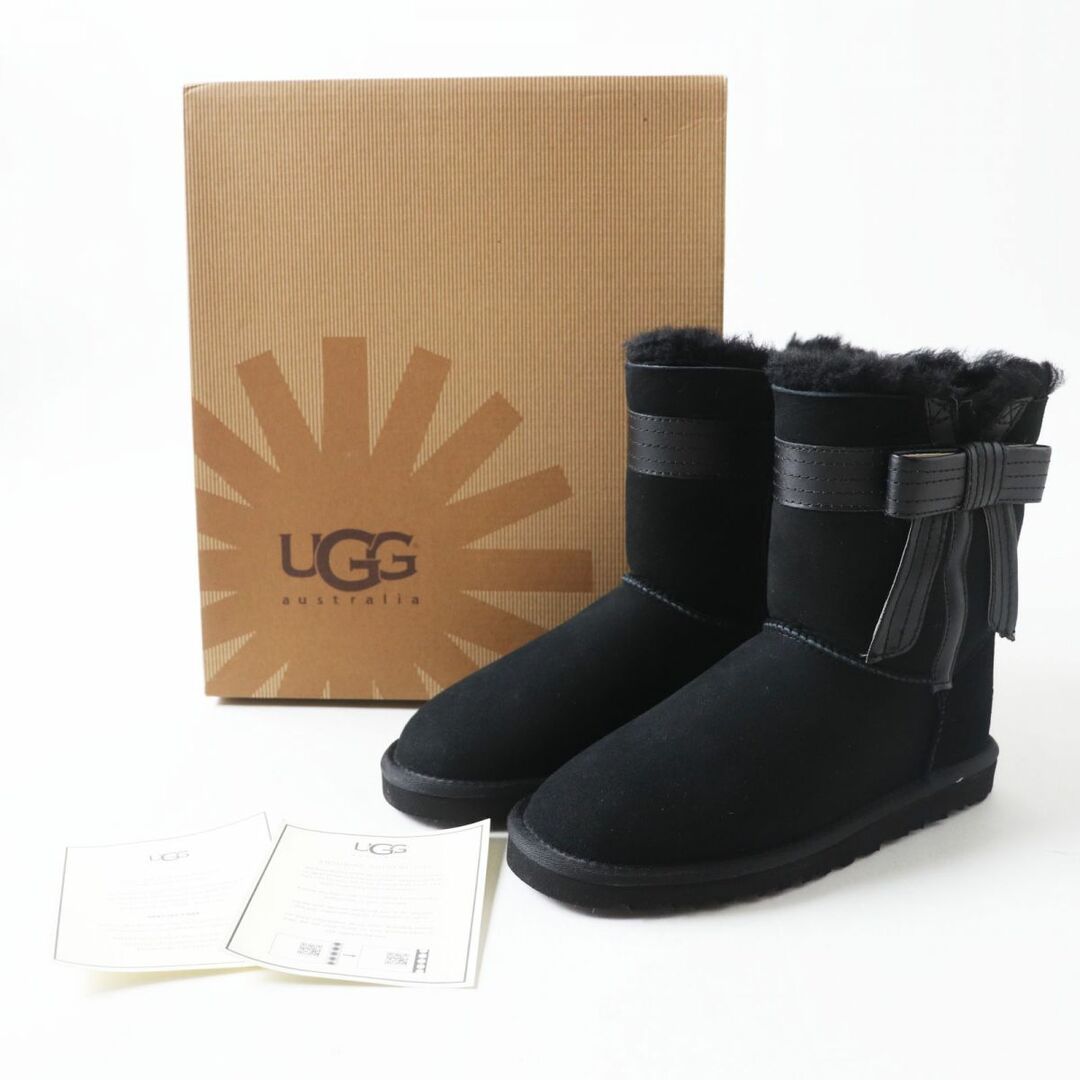 新品未使用】UGG アグ クラシックミニ ダブルジップ ブラック 25.0cm-