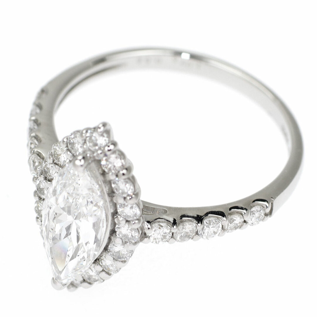 新品 Pt950 LDH マーキスカットダイヤモンド リング 1.078ct E 新品 Pt950 LDH マーキスカットダイヤモンド リング 1.078ct E