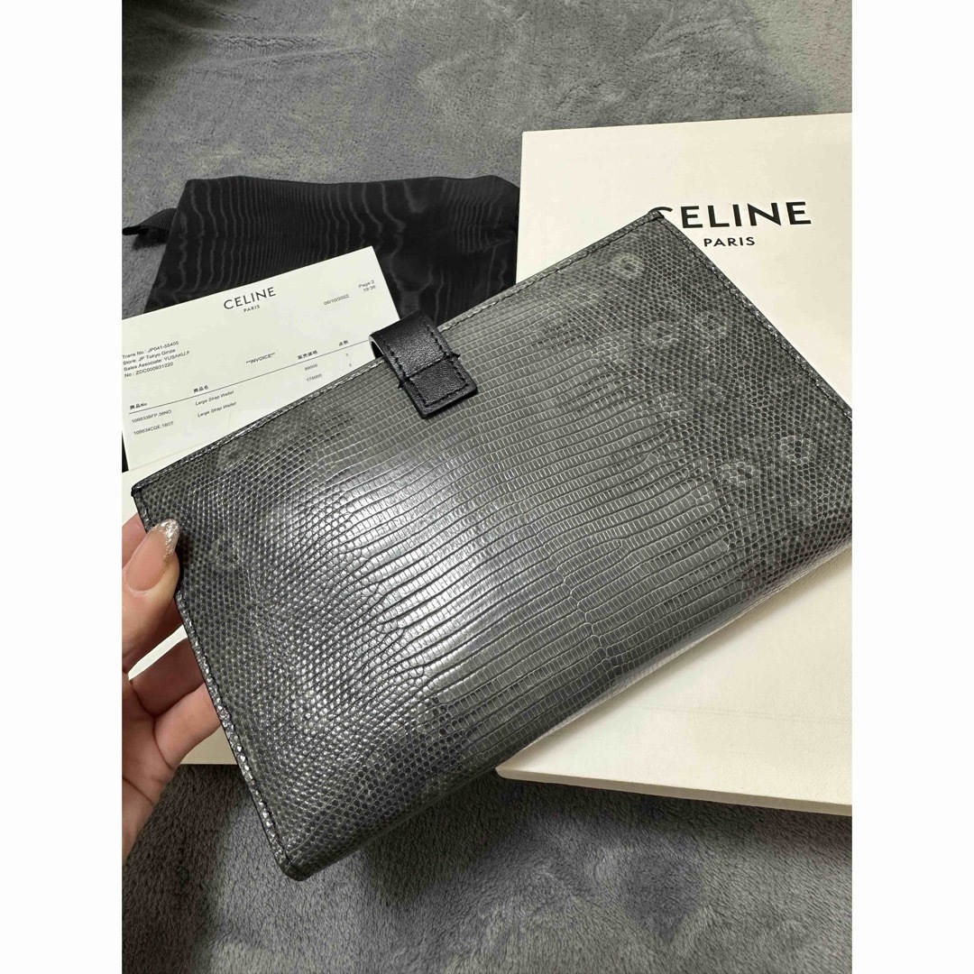 celine(セリーヌ)のCELINE パイソン　長財布 レディースのファッション小物(財布)の商品写真