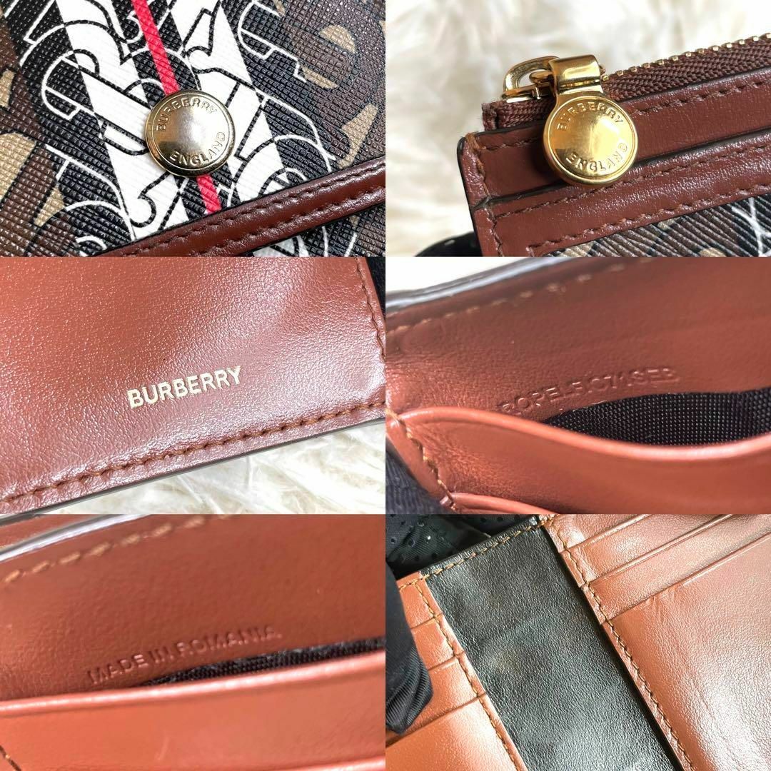 BURBERRY(バーバリー)の⋟美品⋞ 入手困難 / バーバリー TBモノグラムコンパクトウォレット レディースのファッション小物(財布)の商品写真