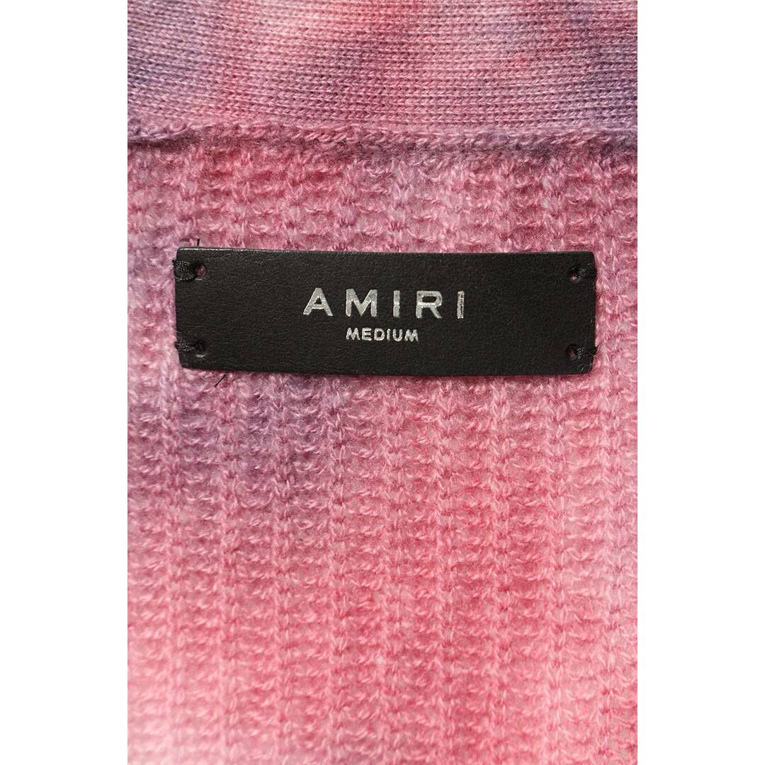 AMIRI(アミリ)のアミリ カシミヤスターパッチクラッシュ加工カーディガン メンズ M メンズのトップス(カーディガン)の商品写真