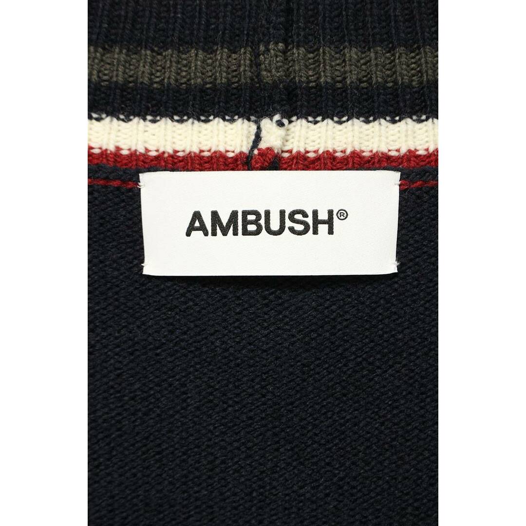 AMBUSH(アンブッシュ)のアンブッシュ  DANGLED RIB KNIT V NECK ダメージ加工オーバーサイズVネックニット メンズ M/L メンズのトップス(ニット/セーター)の商品写真