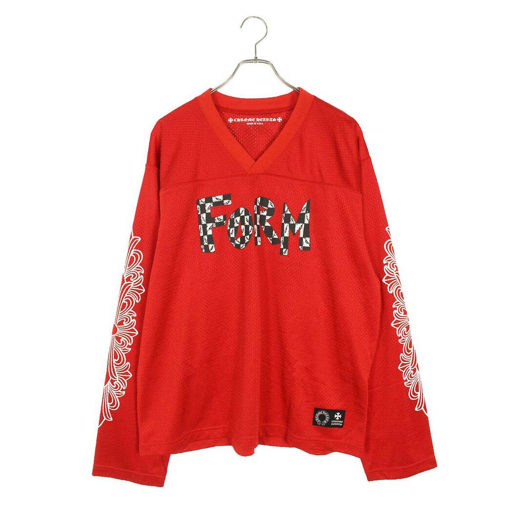 Chrome Hearts(クロムハーツ)のクロムハーツ  PPO MESH WARM UP JERSEY MATTY BOY FORMプリントメッシュ長袖カットソー メンズ M メンズのトップス(Tシャツ/カットソー(七分/長袖))の商品写真