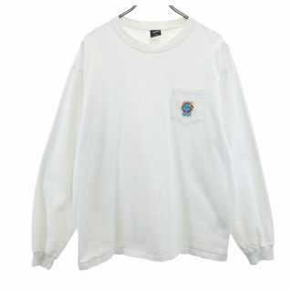 ハフ(HUF)のハフ 長袖 シャツ XL ホワイト HUF ロンT メンズ 古着 【240304】(シャツ)