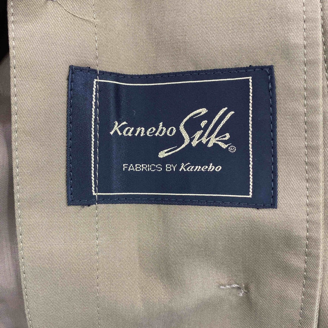 Kanebo(カネボウ)のKanebo Silk カネボウシルク レディース  ロングコート 絹100％　ファー付き レディースのジャケット/アウター(ロングコート)の商品写真