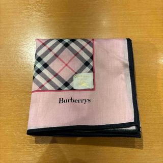 バーバリー(BURBERRY)のバーバリーハンカチピンク(ハンカチ)