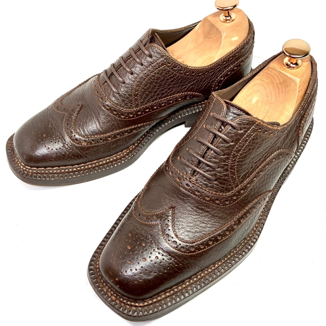 Santoni(サントーニ)のSantoni サントーニ ウィング 24.0 ブラウン ビジネス シューズ メンズの靴/シューズ(ドレス/ビジネス)の商品写真