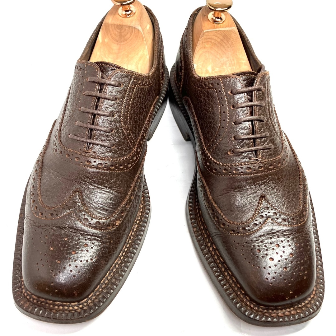 Santoni(サントーニ)のSantoni サントーニ ウィング 24.0 ブラウン ビジネス シューズ メンズの靴/シューズ(ドレス/ビジネス)の商品写真