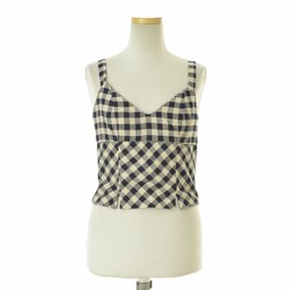 ケイタマルヤマ(KEITA MARUYAMA TOKYO PARIS)の【KEITA MARUYAMA】Gingham check bustier(カットソー(半袖/袖なし))