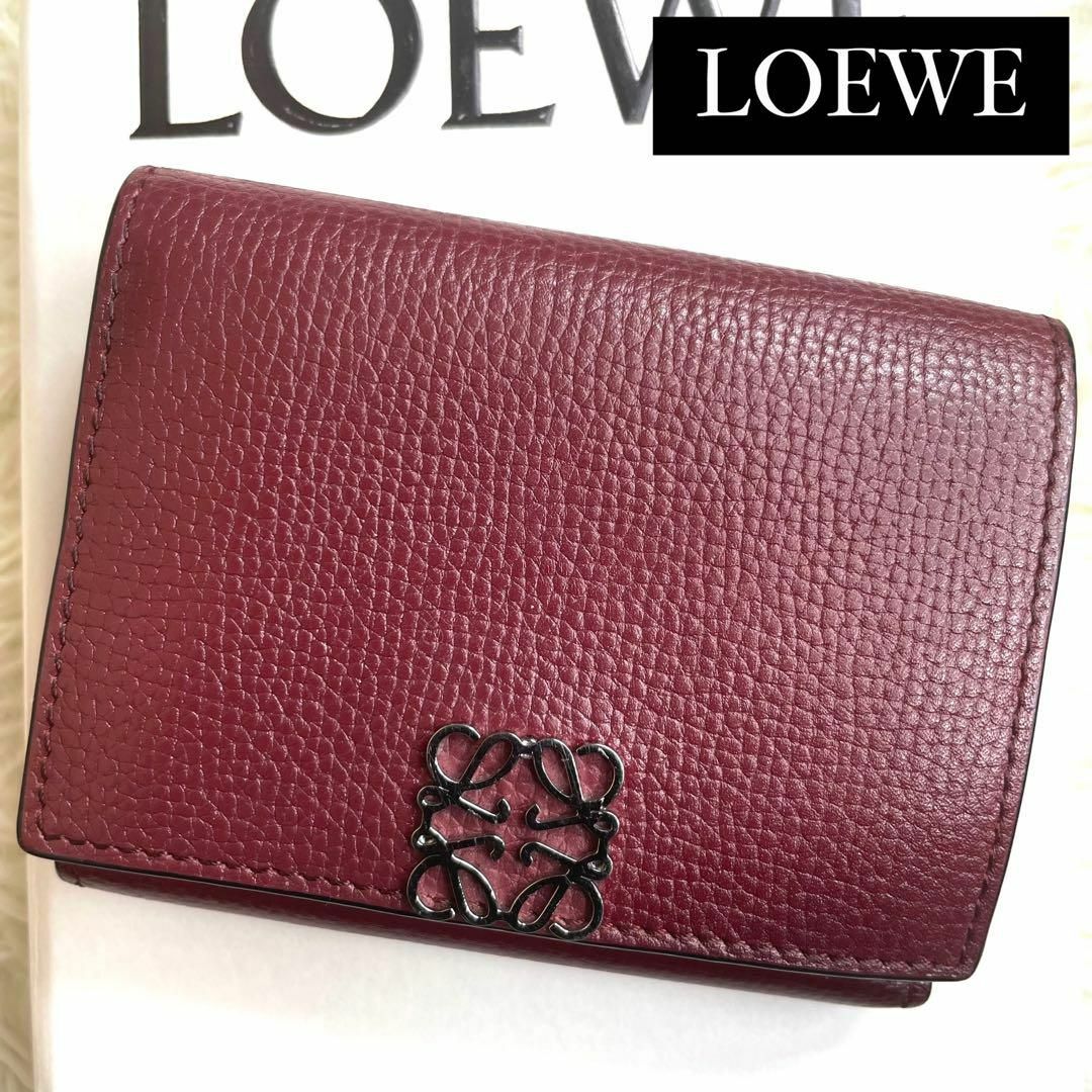 LOEWE(ロエベ)の⋟美品⋞ 入手困難 付属品 / ロエベ アナグラムトリフォルド6ccウォレット レディースのファッション小物(財布)の商品写真