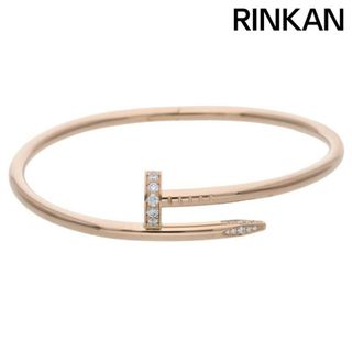 カルティエ(Cartier)のカルティエ  新型 JUSTE UN CLOU BRACELET DIA K18PG ジュストアンクル ハーフダイヤブレスレット メンズ 18(ブレスレット)