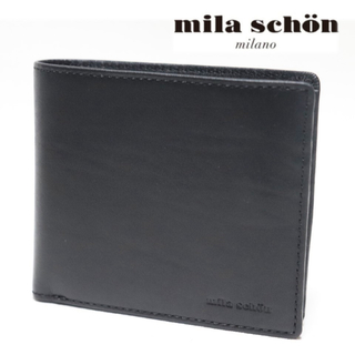 ミラショーン(mila schon)の《ミラ・ショーン》新品 シャドースムース レザー2つ折り財布 ウォレット(折り財布)