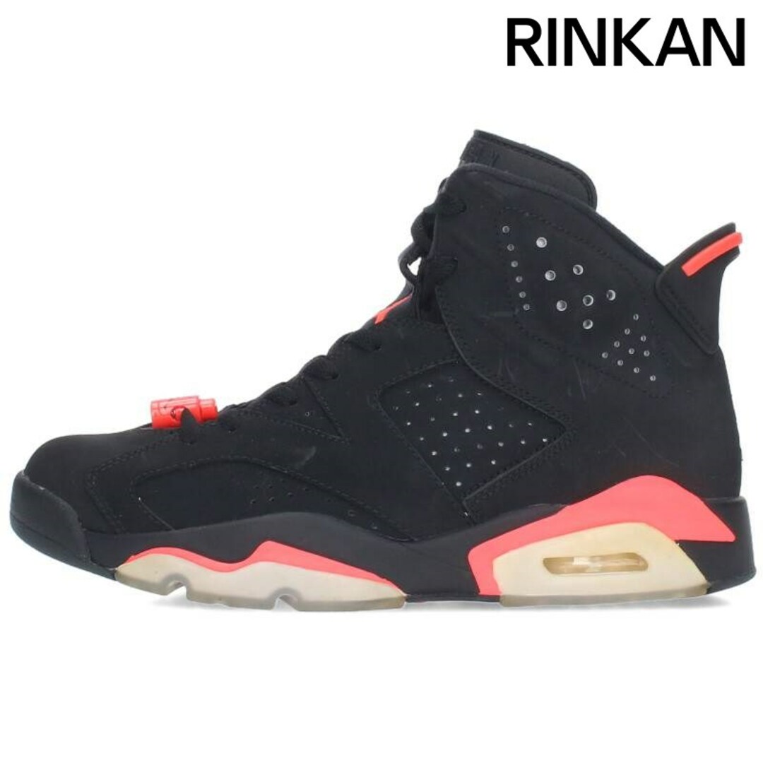 NIKE(ナイキ)のナイキ  AIR JORDAN 6 RETRO 384664-060 エアジョーダン6レトロインフラレッドスニーカー メンズ 27cm メンズの靴/シューズ(スニーカー)の商品写真