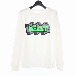 アザー(other)のライオット メキシカン ロゴ プリント Tシャツ カットソー XL ホワイト(Tシャツ/カットソー(七分/長袖))