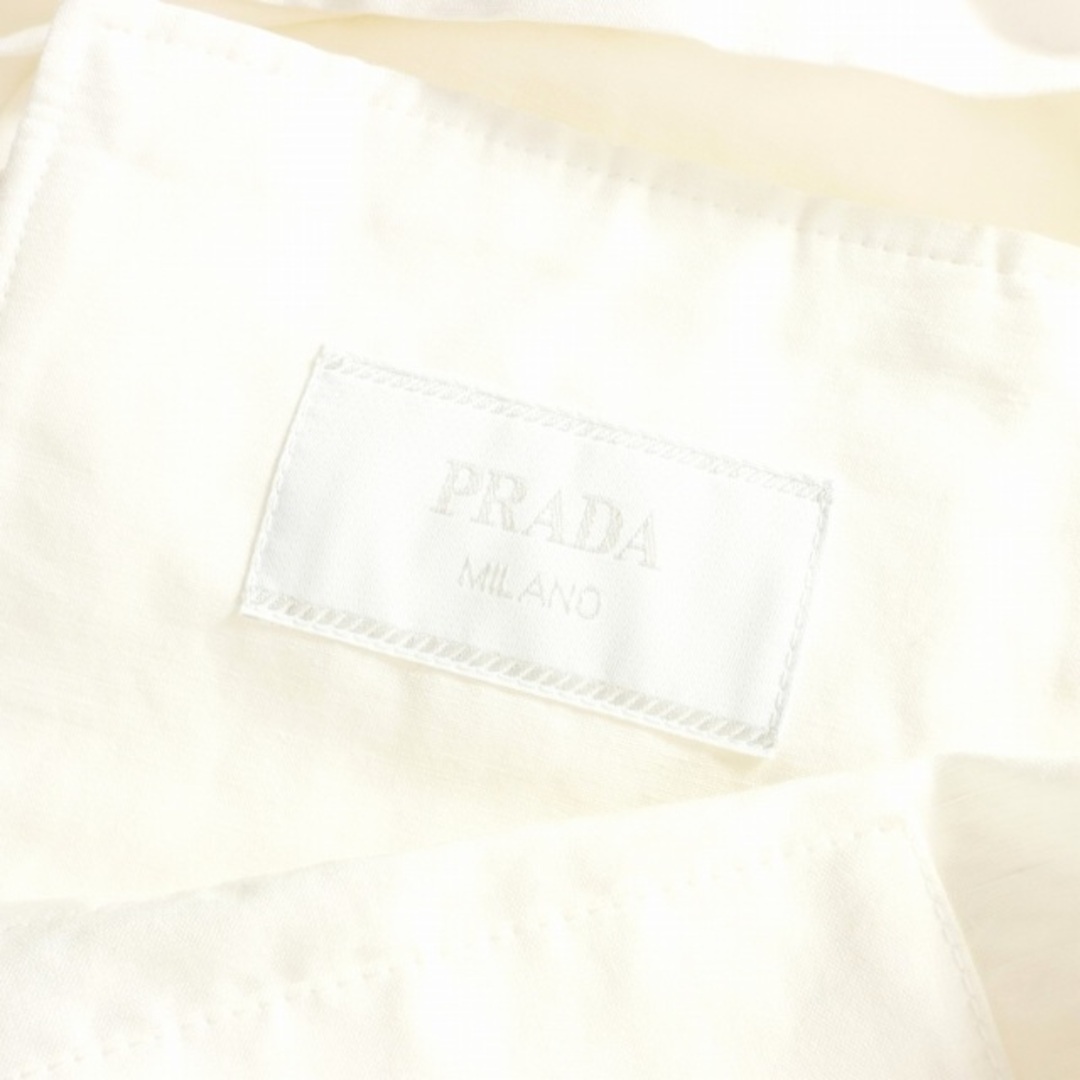 PRADA(プラダ)のプラダ PRADA 22SS シングルブレスト コットン ジャケット 48 白 メンズのジャケット/アウター(ブルゾン)の商品写真