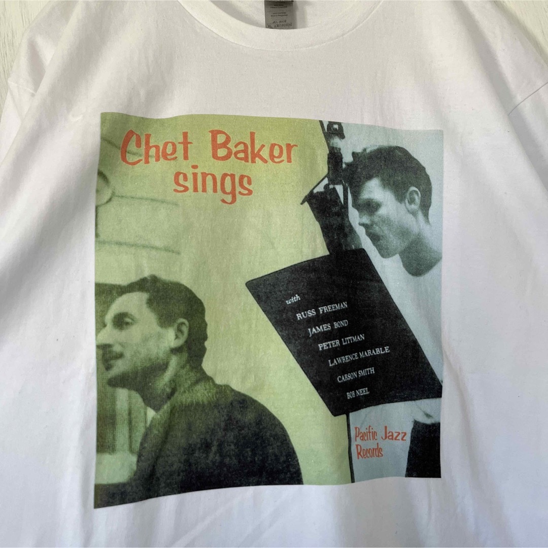 GILDAN(ギルタン)のChet Baker /Sings /XLサイズ/ホワイト メンズのトップス(Tシャツ/カットソー(半袖/袖なし))の商品写真