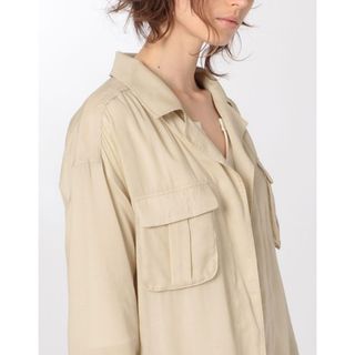 ETRE TOKYO - 【新品タグ付】ETRE TOKYO シアーシャツガウン コートの ETRE TOKYO - 【新品タグ付】ETRE TOKYO シアーシャツガウン コートの