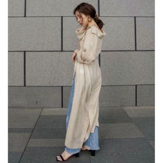 ETRE TOKYO - 【新品タグ付】ETRE TOKYO シアーシャツガウン コートの ETRE TOKYO - 【新品タグ付】ETRE TOKYO シアーシャツガウン コートの