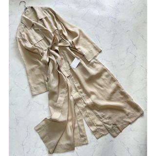 ETRE TOKYO - 【新品タグ付】ETRE TOKYO シアーシャツガウン コートの ETRE TOKYO - 【新品タグ付】ETRE TOKYO シアーシャツガウン コートの