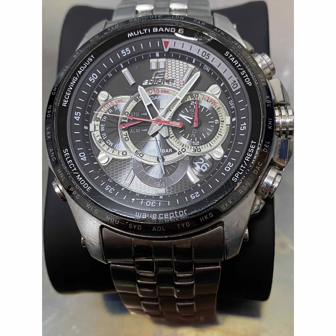 EDIFICE(エディフィス)のCASIO EDIFICE 電波ソーラークロノグラフ EQW-M710DB-1A メンズの時計(腕時計(アナログ))の商品写真