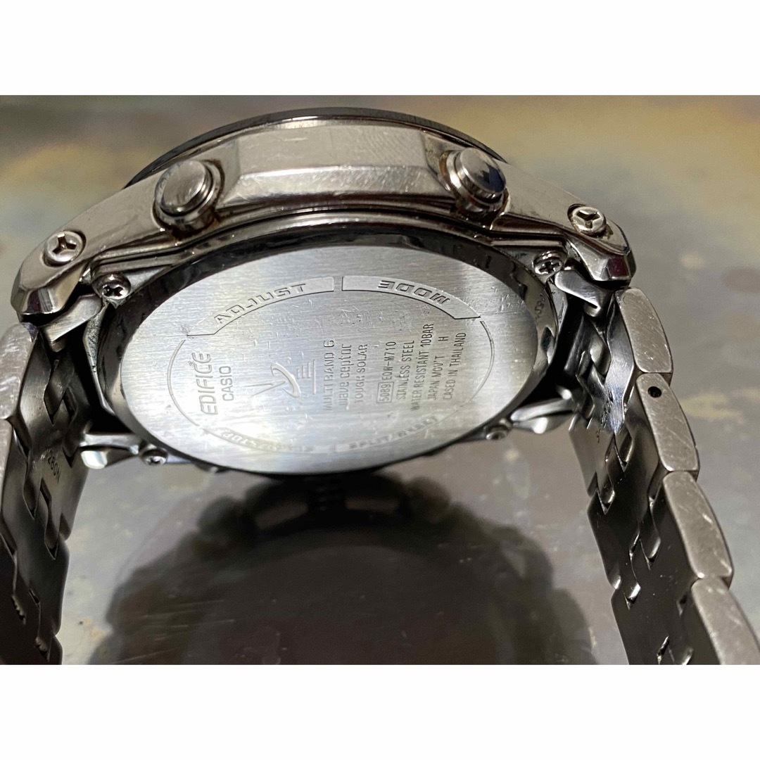 EDIFICE(エディフィス)のCASIO EDIFICE 電波ソーラークロノグラフ EQW-M710DB-1A メンズの時計(腕時計(アナログ))の商品写真