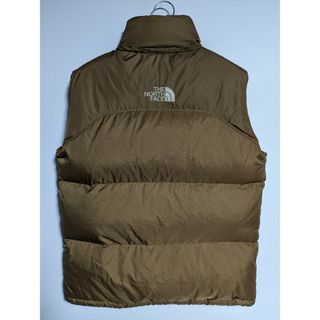 ノースフェイス(THE NORTH FACE) ダウンベスト(メンズ)（ブラウン/茶色