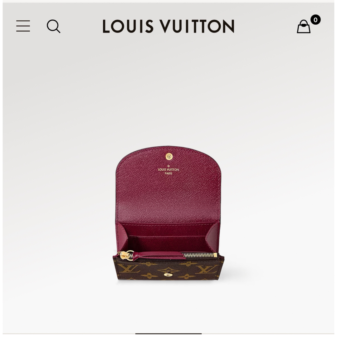 LOUIS VUITTON(ルイヴィトン)のルイヴィトンポルトモネ・ロザリ　新品２０２３年 レディースのファッション小物(コインケース)の商品写真