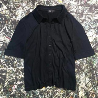 カルバンクライン(Calvin Klein)の【美品】カルバンクライン-CK-ポロシャツ サイズM(ポロシャツ)