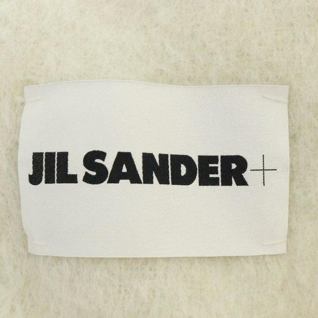 Jil Sander(ジルサンダー)のジルサンダー プラス マフラー ストール ロゴ フリンジ 白 J40TE0118 レディースのファッション小物(ストール/パシュミナ)の商品写真