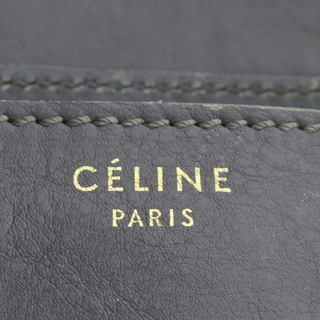 celine(セリーヌ)のセリーヌ  ラゲージ ミニショッパー ハンドバッグ スエード レザー グレー レディースのバッグ(ハンドバッグ)の商品写真