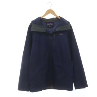 パタゴニア(patagonia)のパタゴニア スノーショットジャケット ブルゾン フード付き M 紺(ブルゾン)