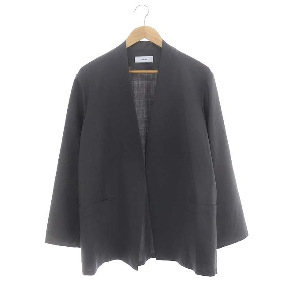 marka(マーカ)のマーカ LAPELLESS SHIRT JACKET ノーカラー ジャケット メンズのジャケット/アウター(その他)の商品写真