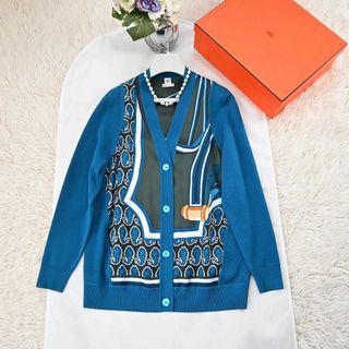HERMES(カーディガン ・ グリーン・カーキ/緑色系)のフリマ HERMES(カーディガン ・ グリーン・カーキ/緑色系)のフリマ