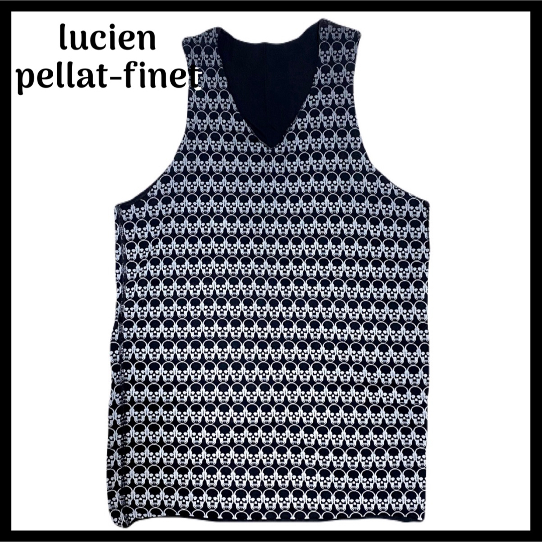 Lucien pellat-finet(ルシアンペラフィネ)のlucien pellat-finet 髑髏 スカル タンクトップ  ワンピース レディースのトップス(Tシャツ(半袖/袖なし))の商品写真