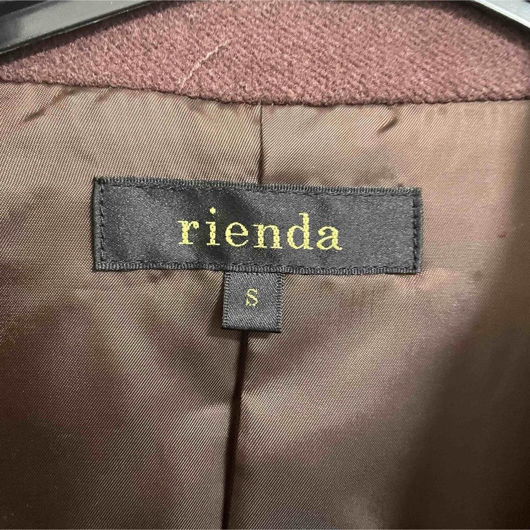 rienda(リエンダ)の【rienda】コート　Double tailor ribbon CT レディースのジャケット/アウター(ロングコート)の商品写真