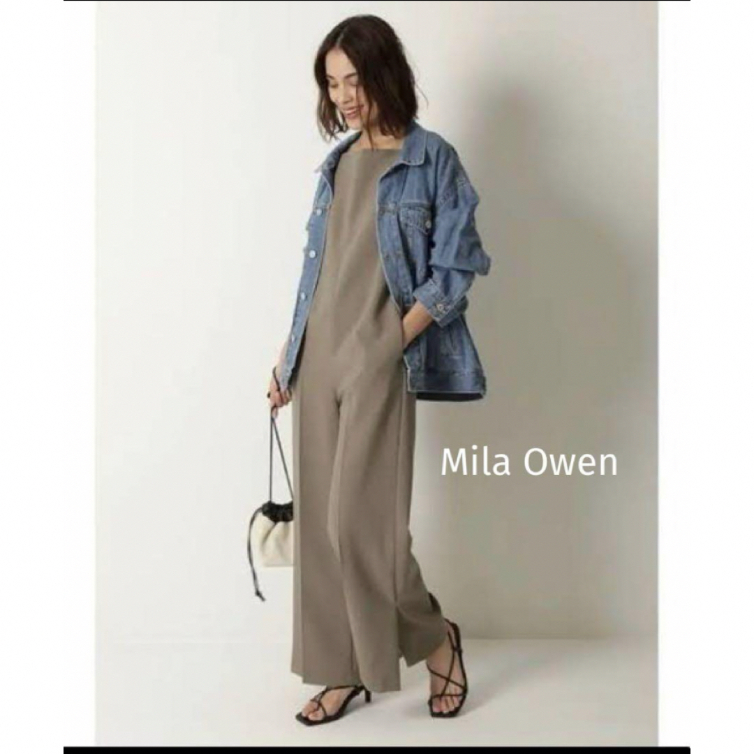 Mila Owen(ミラオーウェン)の値下げ　美品　ミラオーウェン　サロペット レディースのパンツ(サロペット/オーバーオール)の商品写真