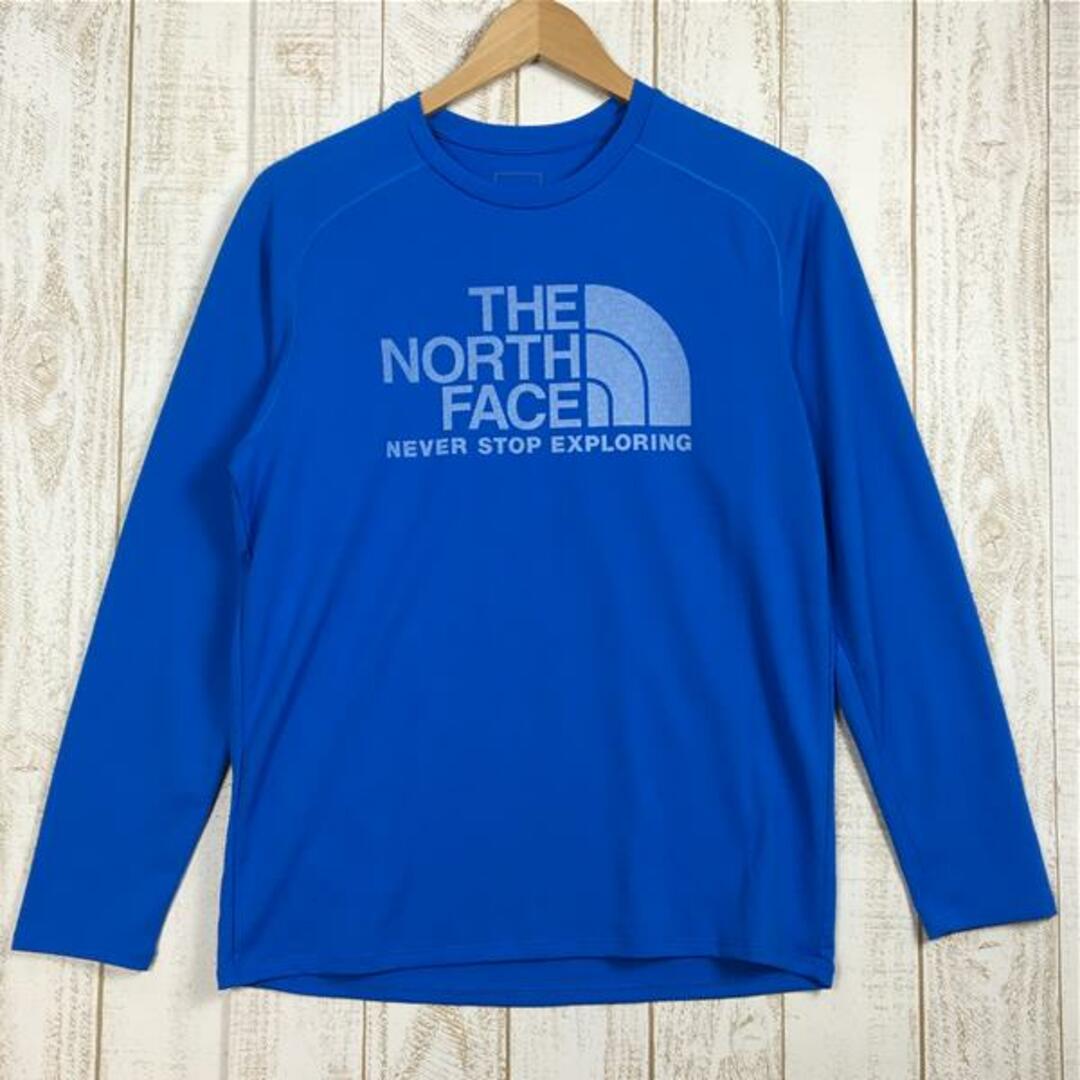 THE NORTH FACE(ザノースフェイス)のMENs M  ノースフェイス ロングスリーブ GTD ロゴ クルー L/S GTD Logo Crew Tシャツ NORTH FACE NT12093 ブルー系 メンズのメンズ その他(その他)の商品写真