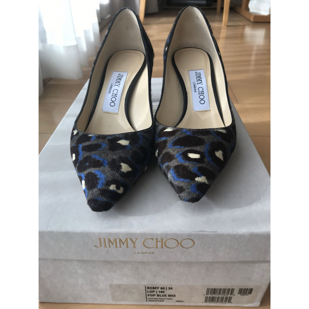 JIMMY CHOO(ジミーチュウ)の34 ジミーチュウ　ROMY 60 POP BLUE MIX レディースの靴/シューズ(ハイヒール/パンプス)の商品写真