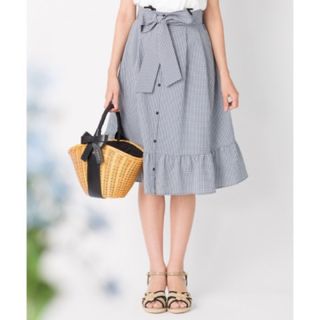 トッカ(TOCCA)の【洗える！】ＧＩＮＧＨＡＭ　スカート(ひざ丈スカート)