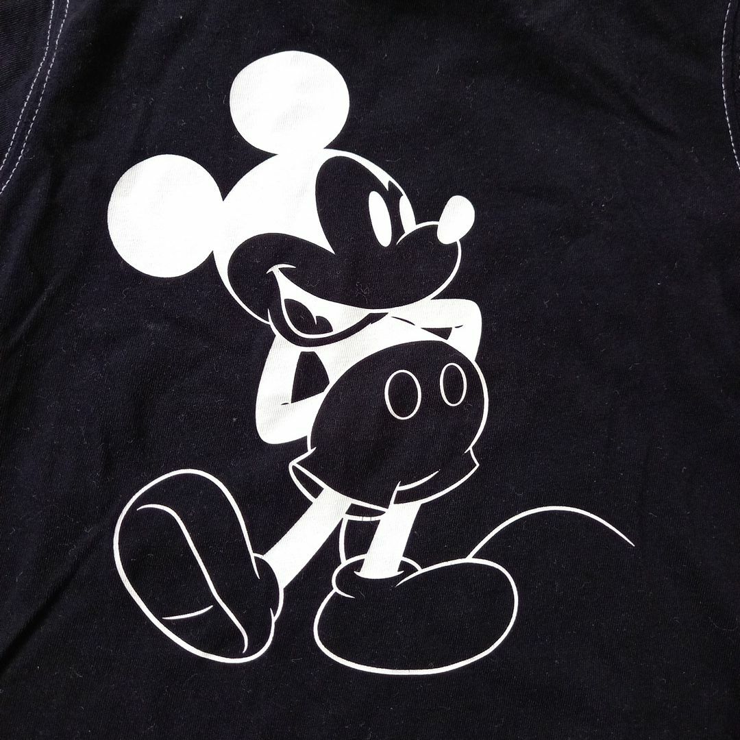 GU(ジーユー)のミッキー　ロングTシャツ キッズ/ベビー/マタニティのキッズ服男の子用(90cm~)(Tシャツ/カットソー)の商品写真